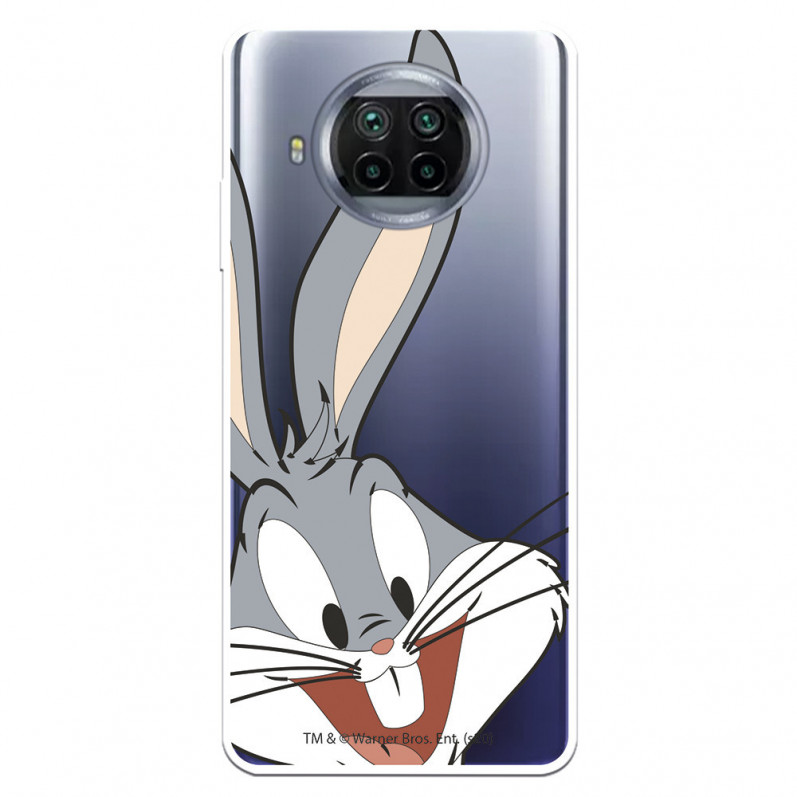 Cover per Xiaomi Mi 10T Lite Ufficiale di Warner Bros Bugs Bunny Silhouette Trasparente - Looney Tunes