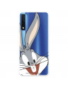 Cover per TCL 20 5G Ufficiale di Warner Bros Bugs Bunny Silhouette Trasparente - Looney Tunes