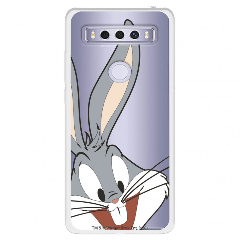 Cover per TCL 10 SE Ufficiale Warner Bros Bugs Bunny Silhouette Trasparente - Looney Tunes