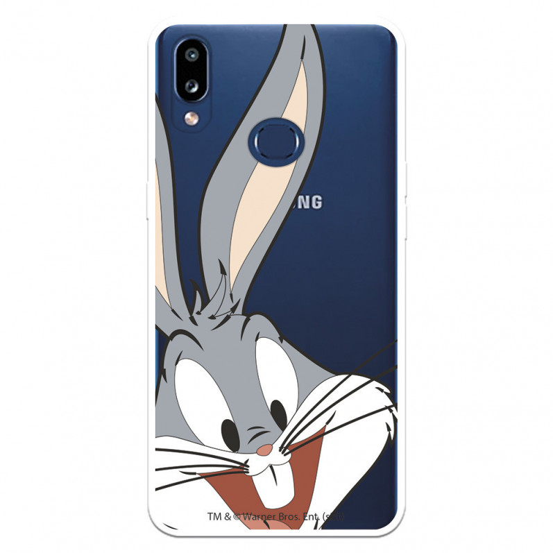 Cover per Samsung Galaxy A10s Ufficiale di Warner Bros Bugs Bunny Silohuette Trasparente - Looney Tunes