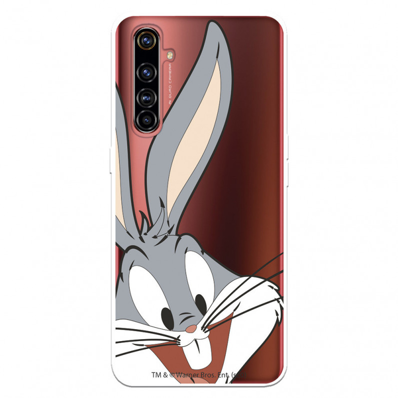Cover per Realme X50 Pro Ufficiale di Warner Bros Bugs Bunny Silhouette Trasparente - Looney Tunes