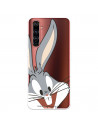Cover per Realme X50 Pro Ufficiale di Warner Bros Bugs Bunny Silhouette Trasparente - Looney Tunes