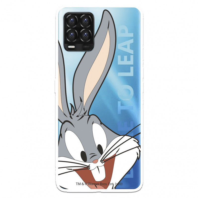 Cover per Realme 8 Ufficiale di Warner Bros Bugs Bunny Silhouette Trasparente - Looney Tunes