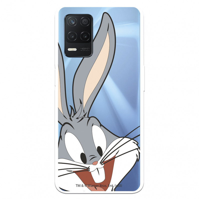 Cover per Realme 8 5G Ufficiale di Warner Bros Bugs Bunny Silhouette Trasparente - Looney Tunes