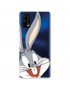 Cover per Realme 7 Pro Ufficiale di Warner Bros Bugs Bunny Silhouette Trasparente - Looney Tunes