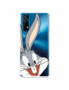 Cover per Realme 7 Ufficiale di Warner Bros Bugs Bunny Silhouette Trasparente - Looney Tunes