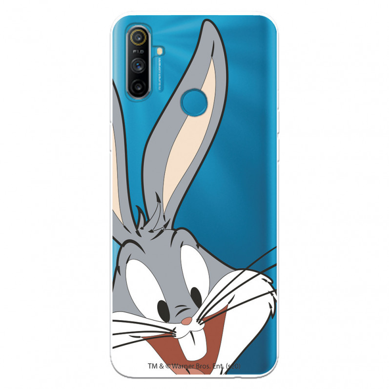 Cover per Realme 6i Ufficiale di Warner Bros Bugs Bunny Silhouette Trasparente - Looney Tunes