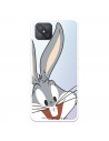 Cover per Oppo Reno 4Z Ufficiale di Warner Bros Bugs Bunny Silhouette Trasparente - Looney Tunes