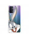 Cover per Oppo A54 5G Ufficiale di Warner Bros Bugs Bunny Silhouette Trasparente - Looney Tunes