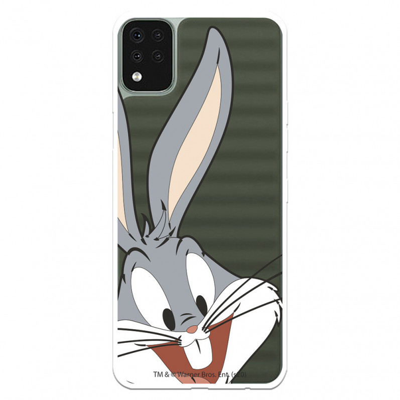 Cover per LG K42 Ufficiale di Warner Bros Bugs Bunny Silhouette Trasparente - Looney Tunes