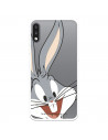 Cover per LG K22 Ufficiale di Warner Bros Bugs Bunny Silhouette Trasparente - Looney Tunes