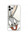 Cover per iPhone 11 Pro Ufficiale di Warner Bros Bugs Bunny Silhouette Trasparente - Looney Tunes