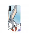 Cover per Honor 9X Ufficiale di Warner Bros Bugs Bunny Silhouette Trasparente - Looney Tunes