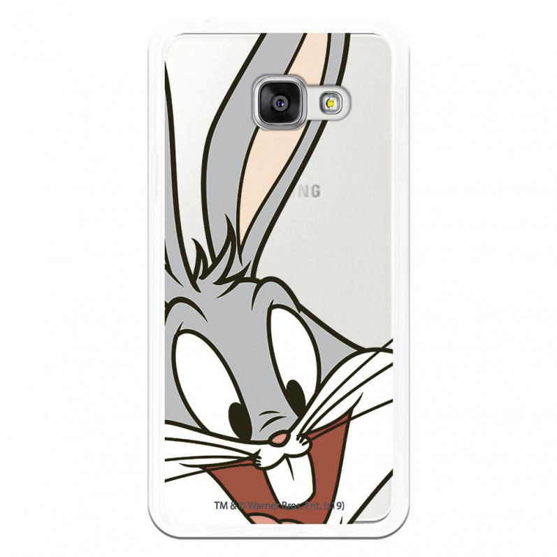 Cover Ufficiale Warner Bros Bugs Bunny Trasparente per Samsung Galaxy A3 2016 - Looney Tunes