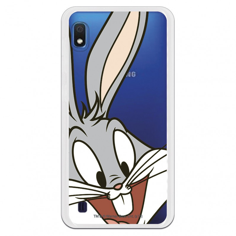 Cover Ufficiale Warner Bros Bugs Bunny Trasparente per Samsung Galaxy A10 - Looney Tunes