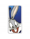 Cover Ufficiale Warner Bros Bugs Bunny Trasparente per Samsung Galaxy A10 - Looney Tunes