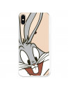 Cover Ufficiale Warner Bros Bugs Bunny Trasparente per iPhone XS Max - Looney Tunes