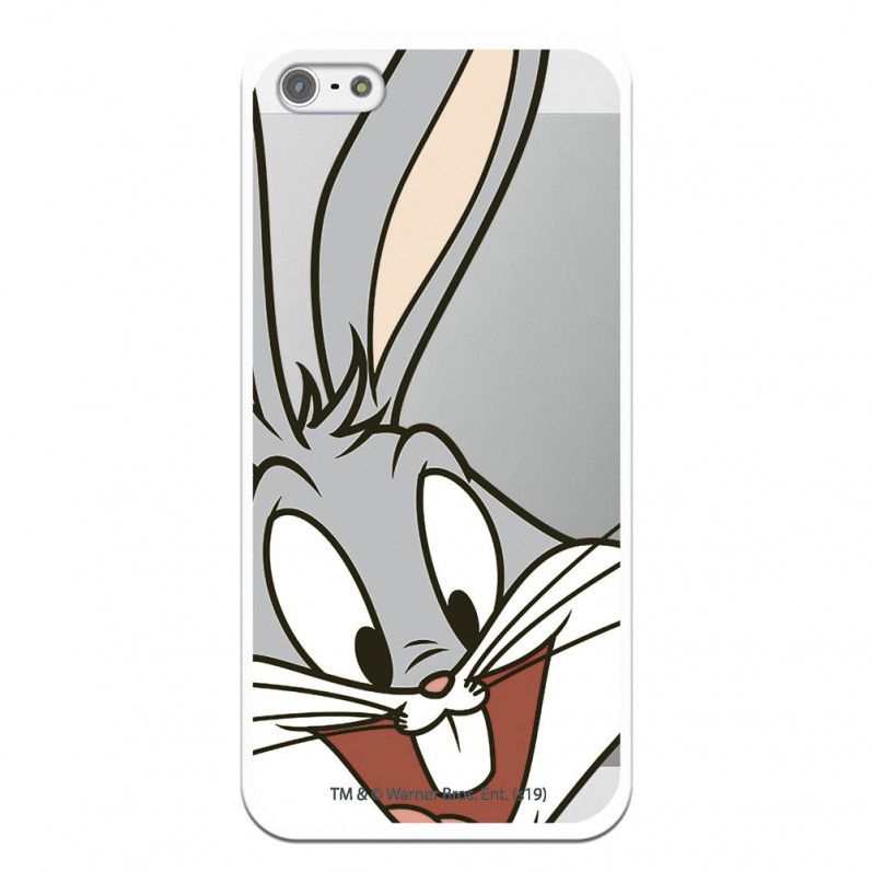 Cover Ufficiale Warner Bros Bugs Bunny Trasparente per iPhone 5S - Looney Tunes