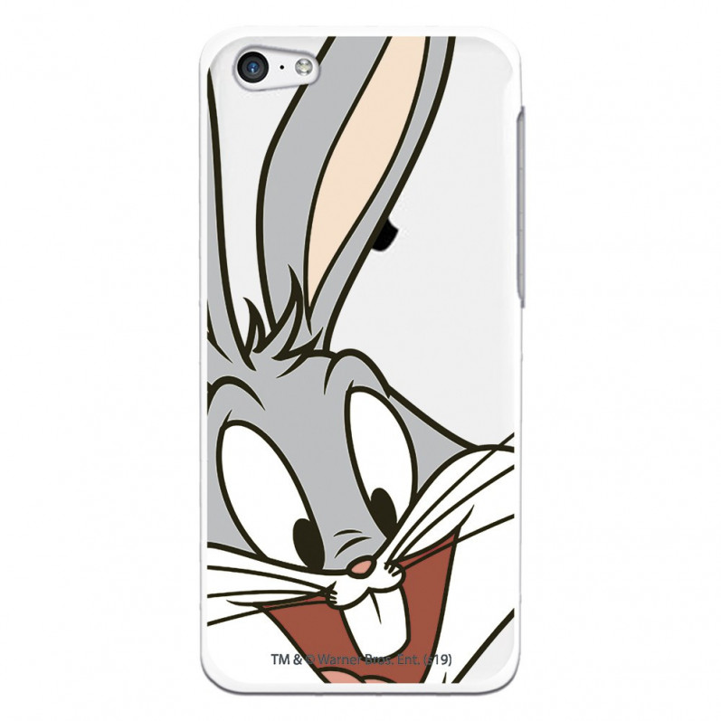 Cover Ufficiale Warner Bros Bugs Bunny Trasparente per iPhone 5C - Looney Tunes