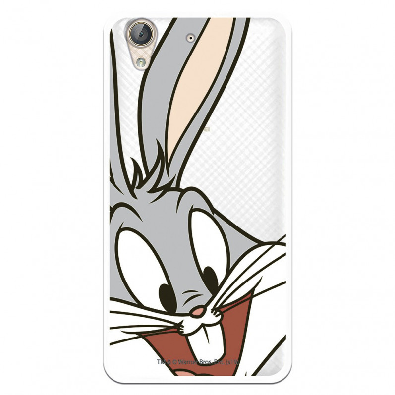 Cover Ufficiale Warner Bros Bugs Bunny Trasparente per Huawei e6 II - Looney Tunes