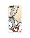 Cover Ufficiale Warner Bros Bugs Bunny Trasparente per Huawei e6 2018 - Looney Tunes