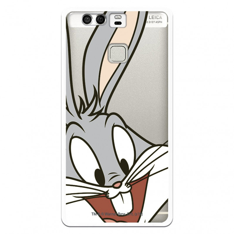 Cover Ufficiale Warner Bros Bugs Bunny Trasparente per Huawei P9 - Looney Tunes