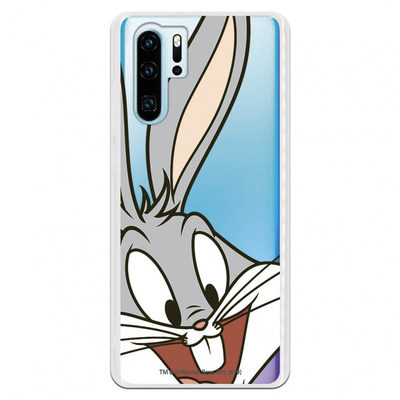 Cover Ufficiale Warner Bros Bugs Bunny Trasparente per Huawei P30 Pro - Looney Tunes