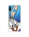 Cover Ufficiale Warner Bros Bugs Bunny Trasparente per Huawei P30 Lite - Looney Tunes