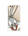 Cover Ufficiale Warner Bros Bugs Bunny Trasparente per Huawei P10 - Looney Tunes