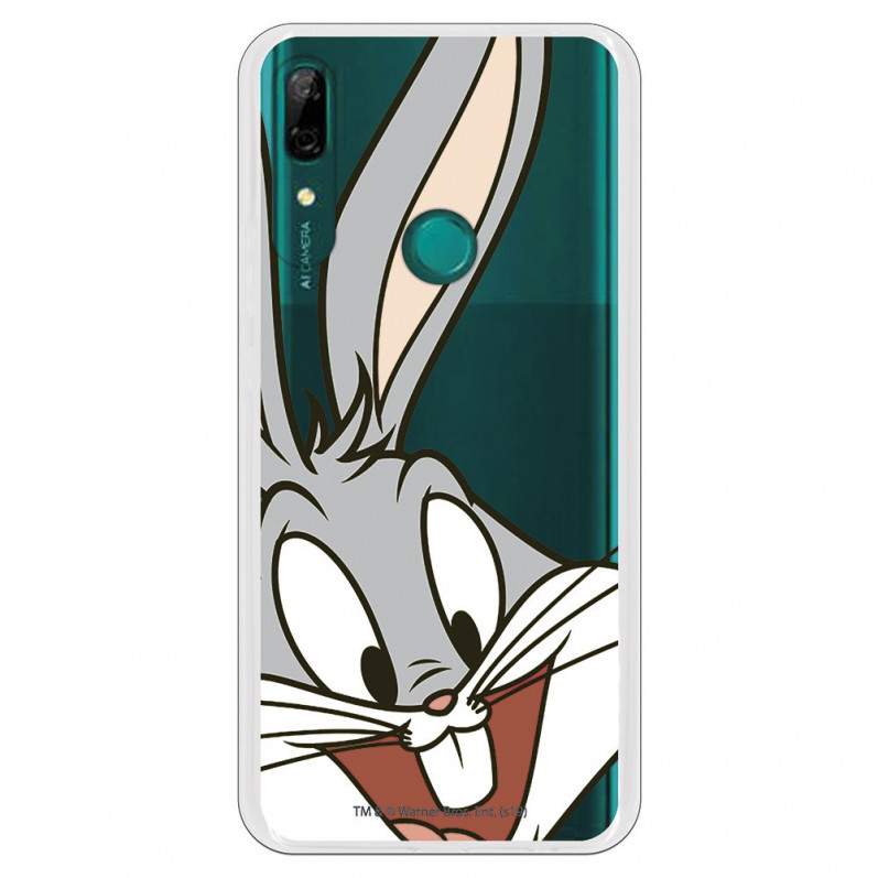 Cover Ufficiale Warner Bros Bugs Bunny Trasparente per Huawei P SMart Z - Looney Tunes