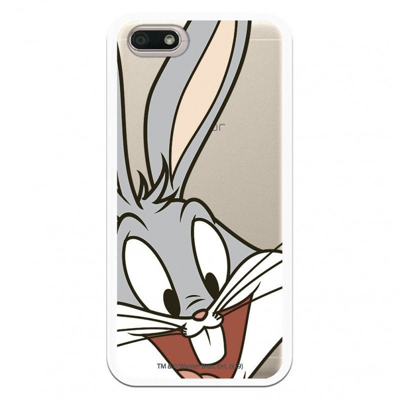Cover Ufficiale Warner Bros Bugs Bunny Trasparente per Honor 7S - Looney Tunes