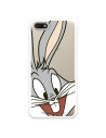 Cover Ufficiale Warner Bros Bugs Bunny Trasparente per Honor 7S - Looney Tunes