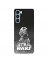 Funda para Motorola Moto G200 5G Oficial de Star Wars Darth Vader Fondo negro - Star Wars