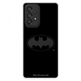 Funda para Samsung Galaxy A53 Oficial de DC Comics Batman Logo Transparente - DC Comics