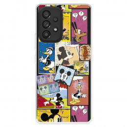 Funda para Samsung Galaxy A53 Oficial de Disney Mickey Comic - Clásicos Disney