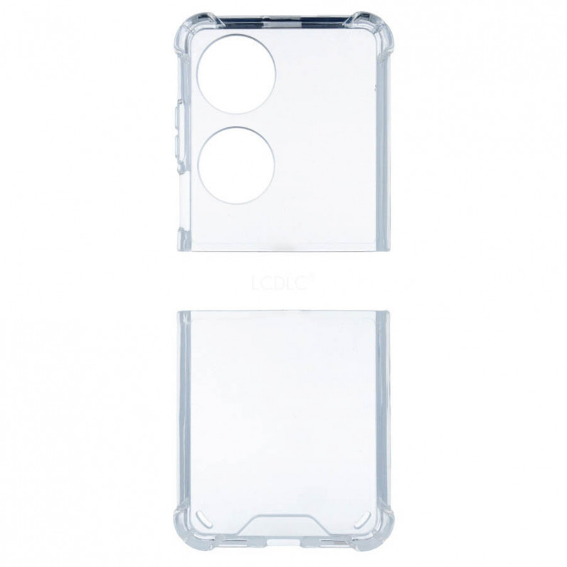 Cover di Silicone Trasparente per Huawei P50 Pocket