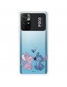 Cover per Xiaomi Poco M4 Pro 5G Ufficiale Disney Angel & Stitch Bacio - Lilo & Stitch