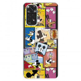 Funda para Xiaomi Redmi Note 11 Pro 5G Oficial de Disney Mickey Comic - Clásicos Disney