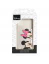 Funda para iPhone SE 2022 Oficial de Disney Mickey y Minnie Asomados - Clásicos Disney