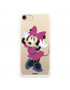 Cover per iPhone SE 2022 Ufficiale di Disney Minnie Rosa - Classici Disney