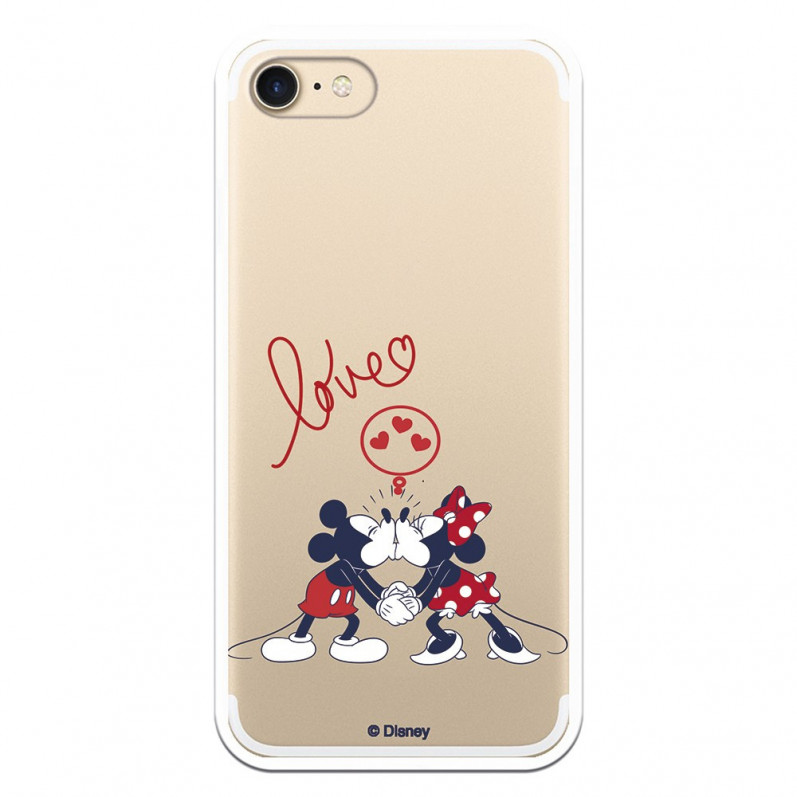 Cover per iPhone SE 2022 Ufficiale di Disney Mickey e Minnie Love -  Classici Disney