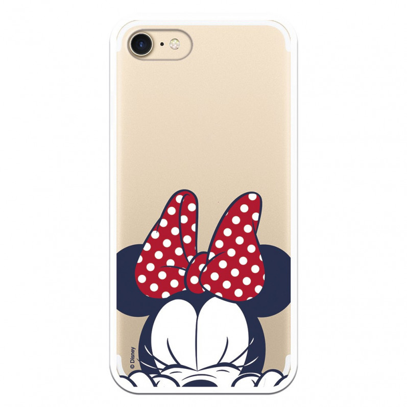 Cover per iPhone SE 2022 Ufficiale di Disney Minnie Volto -  Classici Disney