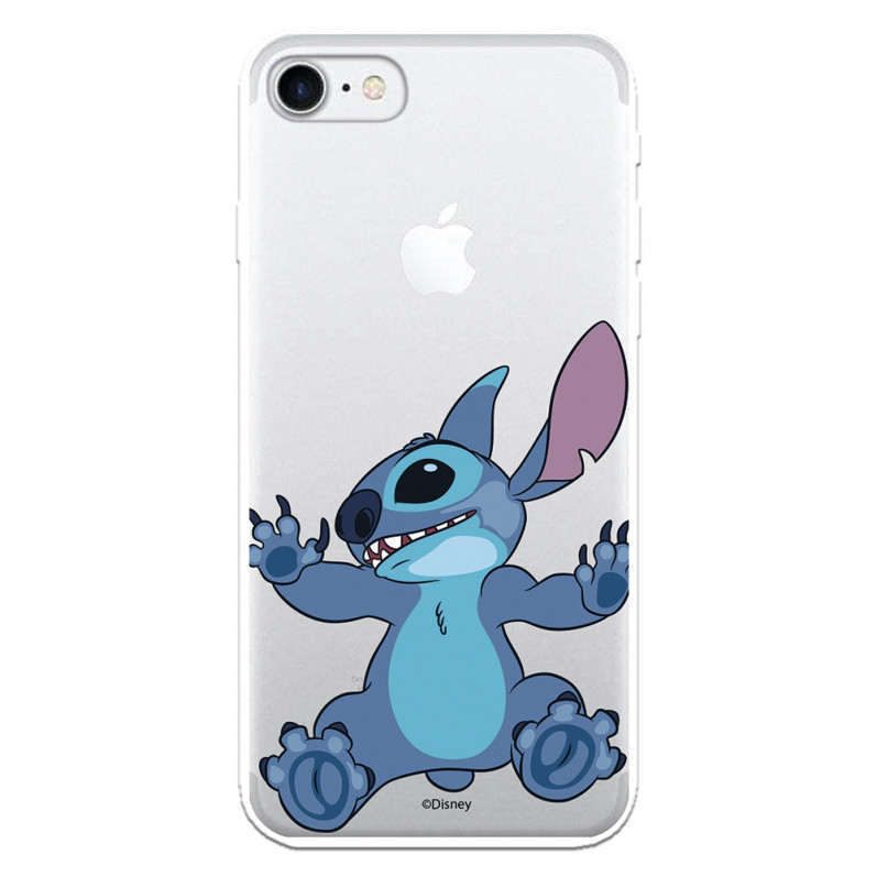 Cover per iPhone SE 2022 Ufficiale di Disney Stitch che si Arrampica - Lilo & Stitch