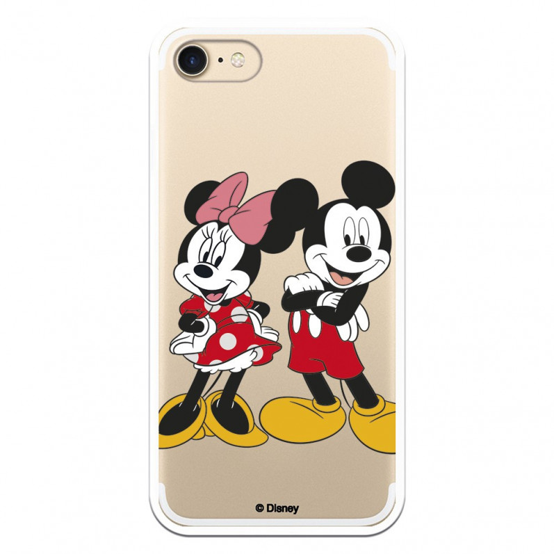 Cover per iPhone SE 2022 OUfficiale di Disney Mickey e Minnie in Posa -  Classici Disney