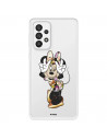 Funda para Samsung Galaxy A73 5G Oficial de Disney Minnie Posando - Clásicos Disney