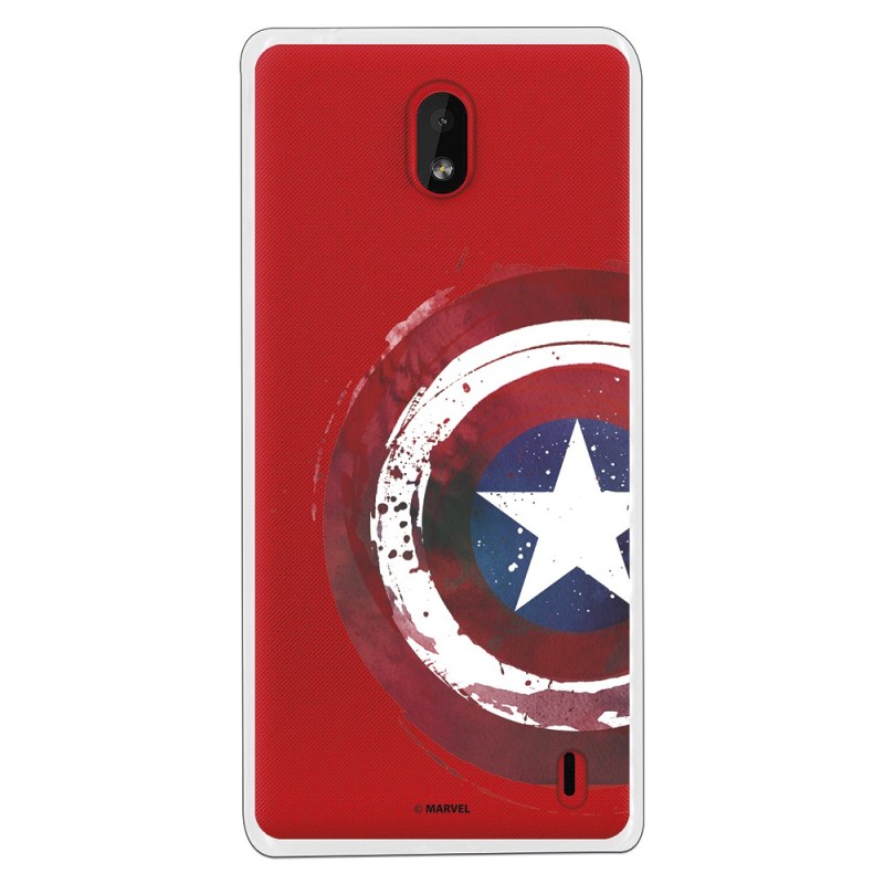 Funda Oficial Escudo Capitan America para Nokia 1 Plus