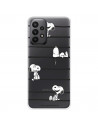 Funda para Samsung Galaxy A23 5G Oficial de Peanuts Snoopy rayas - Snoopy