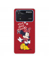 Funda para Xiaomi Poco M4 Pro 4G Oficial de Disney Minnie Mad About - Clásicos Disney