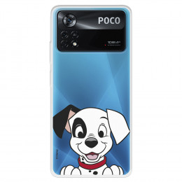 Funda para Xiaomi Poco X4 Pro Oficial de Disney Cachorro Sonrisa - 101 Dálmatas