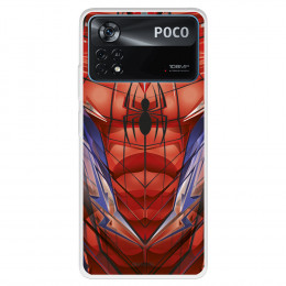Funda para Xiaomi Poco X4 Pro Oficial de Marvel Spiderman Torso - Marvel